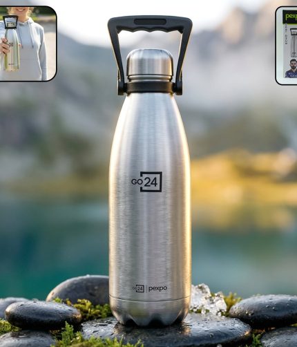 Vacuum Insulated Water Bottle – Keeps Drinks Hot & Cold for Hours