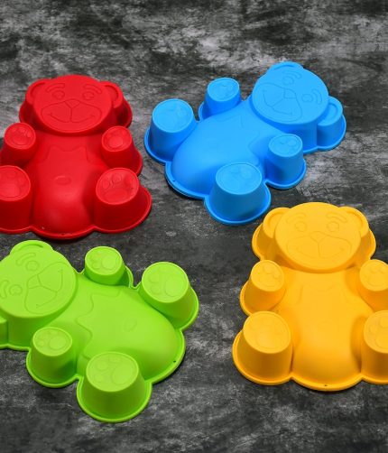 Set of 4 Silicone Animal Moulds for Cake, Chocolate, Soap & Candle Making, Diwali