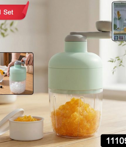 Manual Ice Crusher – Effortless Shaving with Hand Crank Design