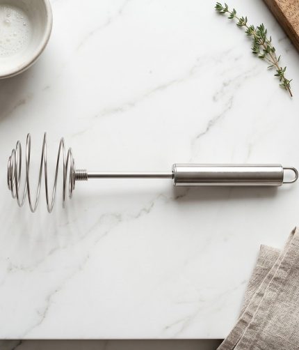 Stainless Steel Large Round Spring Whisk – Durable Kitchen Tool