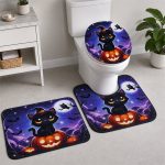 3 in 1 Bathroom Mat Set – Absorbent & Anti-Slip for Safety and Comfort