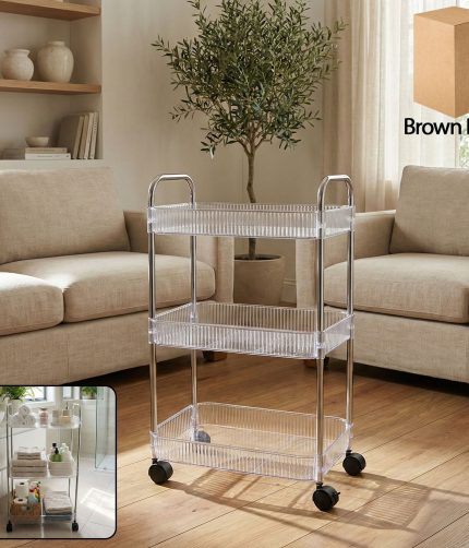 Multipurpose Storage Trolley – Space-Saving Organizer with Wheels