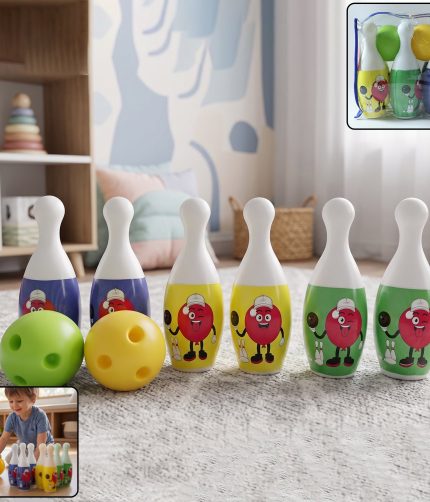 Kids Bowling Set – Develops Motor Skills & Coordination