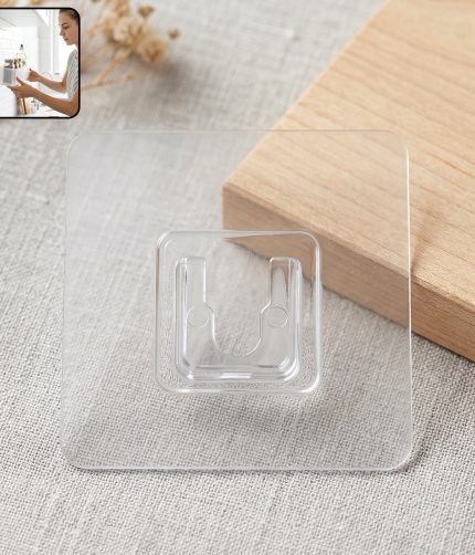 Self-Adhesive Wall Hook – Damage-Free, Waterproof, Strong Grip