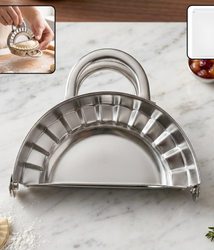 Stainless Steel Dumpling & Gujiya Maker – Durable & Easy to Use