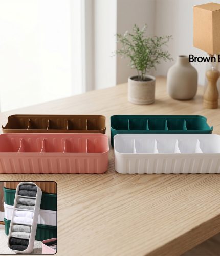 Plastic Drawer Organizer Tray – Keeps Socks & Underwear Neat