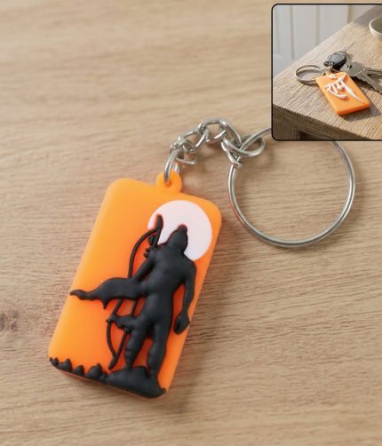 Religious Lord Ram Keychain – Spiritual Accessory for Keys and Bags