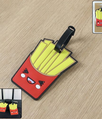 French Fries Luggage Tag – Eye-catching Travel ID Tag for Easy Recognition