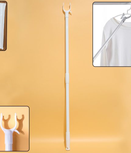 Long Reach Clothes Hook Rod – 86 cm for Easy Access