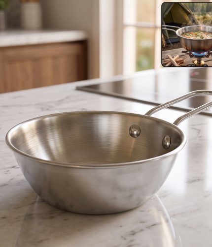 Stainless Steel Tadka Pan – Ideal for Indian Cooking & Tempering