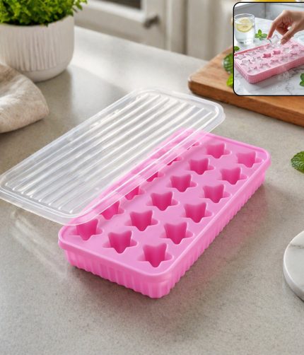 Star Shape Ice Cube Tray with Lid – Creative & Multipurpose