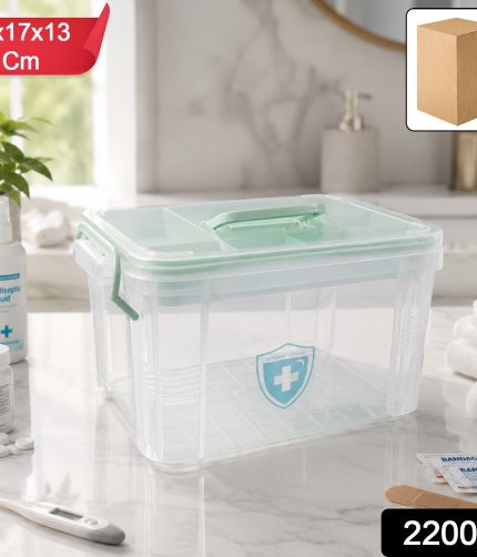 Plastic Medicine Storage Box – Secure Locking & Portable Design